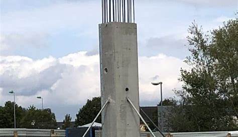 Poteau Beton Arme x Préfabriqués En Béton Armé MAISON BLEUE MAISON