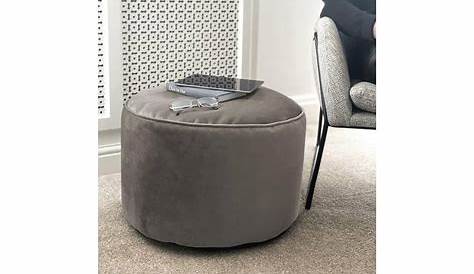 Pouffe Stool Argos Buy Home Cotton Knitted Pod Footstool Charcoal