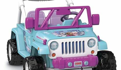 Power Wheels Disney Frozen Jeep Wrangler 12V Ride On Vehicle
