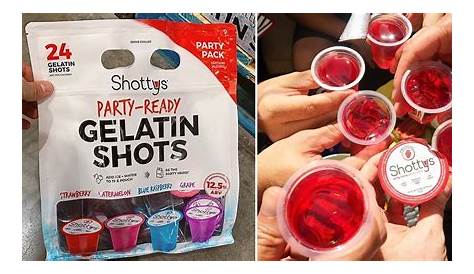 This Jello shots recipe contains fruit flavored gelatin and vodka
