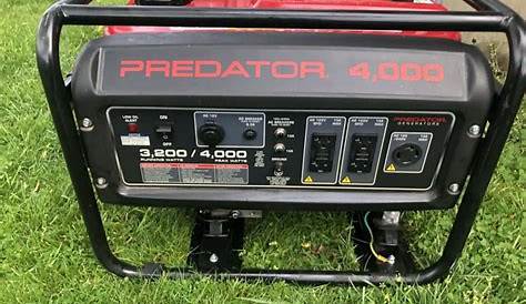 Predator 4000 Generator Manual