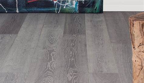 Hickory Asher Gray Hardwood Flooring Handscraped ABCD 4.9"