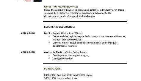 Profilo professionale: descrizione personale CV | ilCVPerfetto