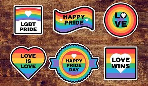 Pride Month Stickers Pride Stickers Lgbtq Stickers Rainbow | Etsy