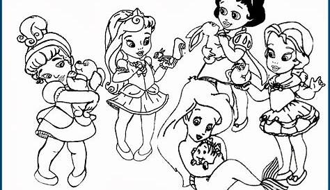 10+ Dibujos Para Imprimir De Todas Las Princesas De Disney