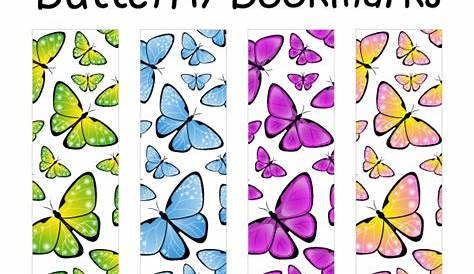 Free Printable Bookmarks with Butterfly! The Graphics Fairy