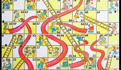 Chutes And Ladders Printable Customize and Print