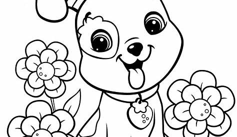Printable Coloring Pages Puppies