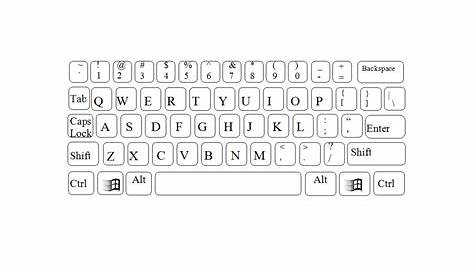 10 Best Printable Laptop Keyboard PDF for Free at Printablee