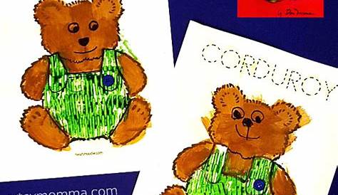 Printable Corduroy Bear Template - Paper Plate Corduroy Craft For