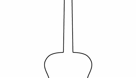 Electric Guitar Outline Drawing at Explore