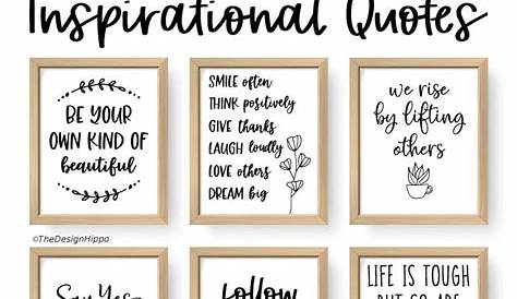 Enjoy the Little Things printable, Black and White Printable Sign, DIY
