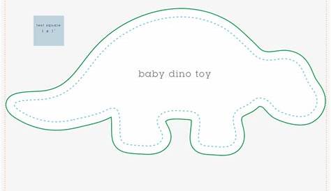 Printable Dinosaur Sewing Pattern Pdf Free