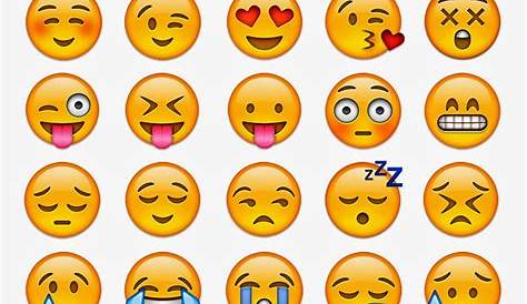 Attempted to make an updated emoji how do you feel chart … Feelings