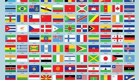 Flags of the world in PDF to download for free