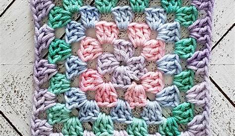Crochet Granny Square Patterns Solid Granny Square