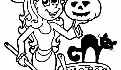 Printable Halloween Color Pages