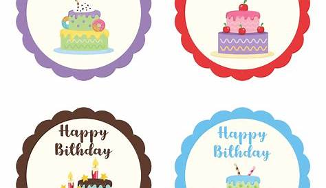 cake topper happy birthday svg , cake topper vector , cake topper