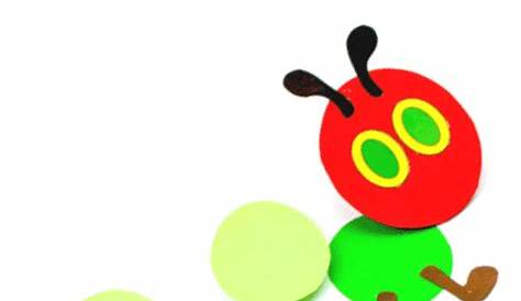 Printable Hungry Caterpillar Craft The Very With Free Leaves Messy