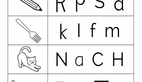 Printable Kindergarten Worksheets Pdf