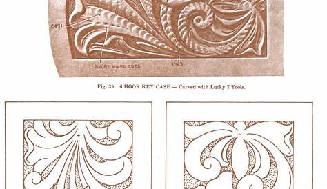 Downloadable Free Printable Leather Belt Tooling Patterns