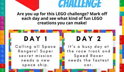 Download Your FREE 30 Day LEGO Challenge For Some Creative Fun!