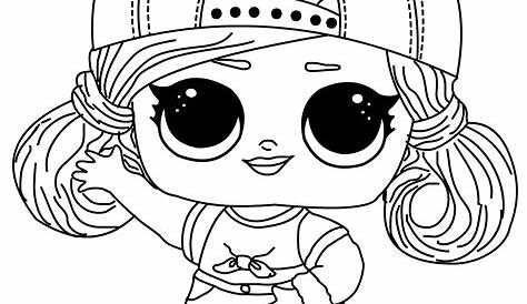 LOL Surprise Doll Coloring Pages Series 1 Baby Cat - Free Printable