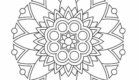Mandala to download in pdf 6 Mandalas Adult Coloring Pages