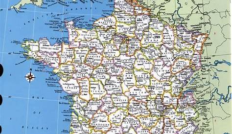 Printable Map Of France