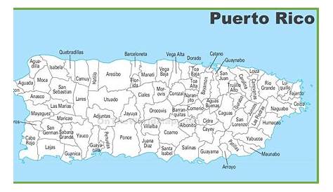 Printable Map Of Puerto Rico Pdf