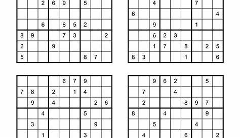20 Free Printable Sudoku Puzzles for All Levels Reader's Digest