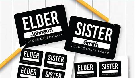 LDS Missionary Home Name Tagmission Poster Etsy