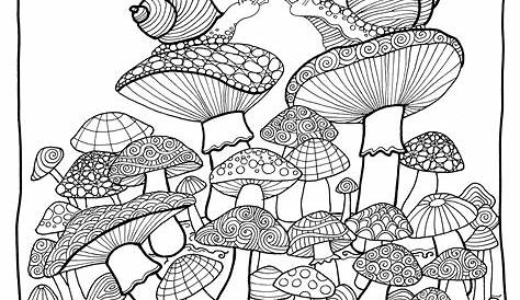 Mushroom Coloring Pages - Best Coloring Pages For Kids