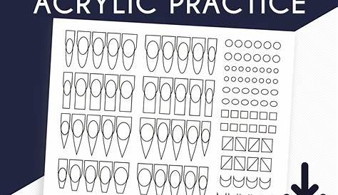 Free Printable Printable Nail Art Practice Sheet