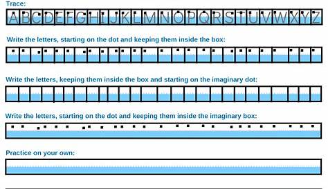 Printable Occupational Therapy Handwriting Paper