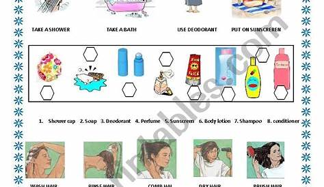 Printable Personal Hygiene Worksheets Pdf