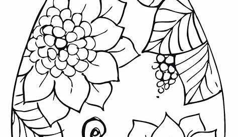 Pysanky Easter Eggs Coloring Page Coloring Pages