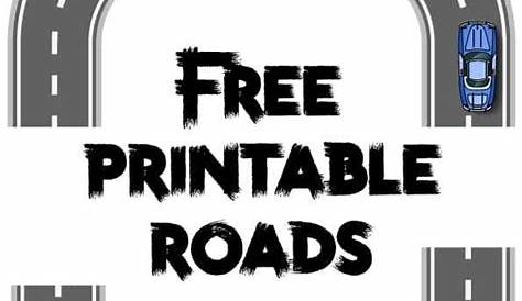 Printable Roads Pdf