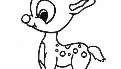 Printable Rudolph Coloring Pages