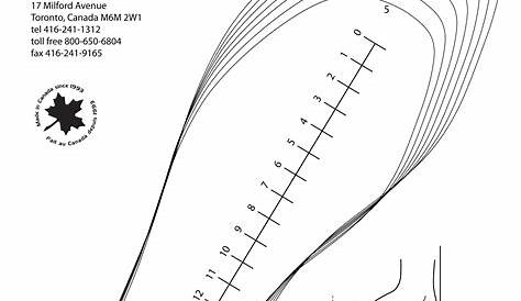 Printable Shoe Size Chart