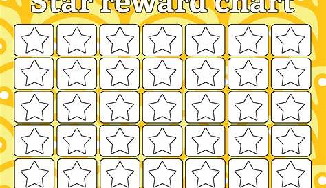 Star reward chart for kids printable star chart with Etsy