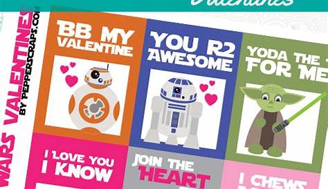 Printable Star Wars Valentine’s for School - Baking You Happier