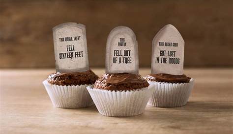 Printable Tombstone Cupcake Toppers