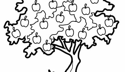 Printable Tree Coloring Page