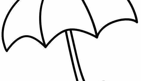 Printable Umbrella Coloring Page for Kids SupplyMe