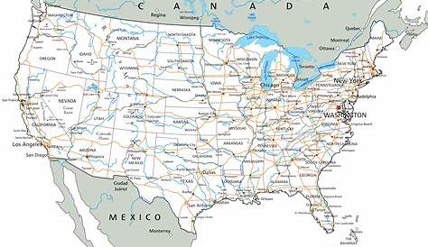 Map Of Usa Download Topographic Map of Usa with States