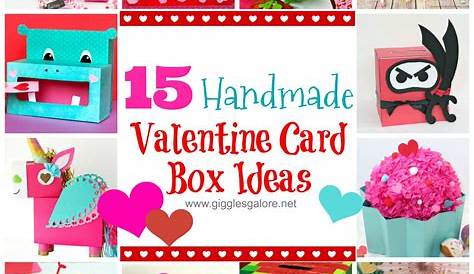 Printable Valentine Box Decorations Heart Cactus ’s Day Unicorn Pokemon