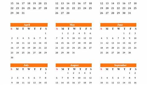 2023 Yearly Printable Calendar - Crafty Morning