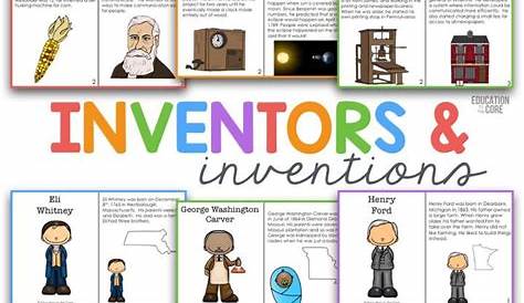 Printable Worksheets Black Inventors And Their Inventions Pdf