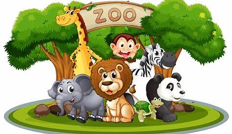 Printable Zoo Animals Clipart